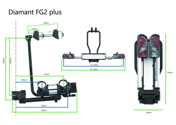 Diamant FG2 Plus csomagtartó 4.Kép
