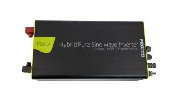 PSI1500 TX Hybrid szinuszos inverter kijelzővel és MPPT solar töltésvezérléssel  1500/3000W 3.Kép