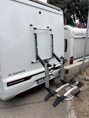 RC250 liftes kerékpárszállító  lakóautók hátfalára Kép